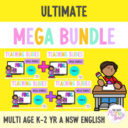 Multi Age K-2 Year A Ultimate English Teaching Slides Mega Bundle - Teaching Slides
