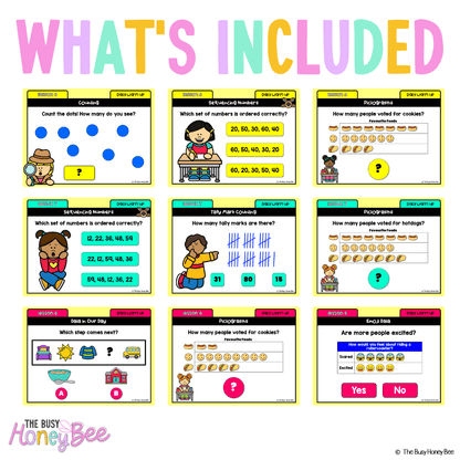 Multi Age K-2 Year A Ultimate Math Australian | NSW Math Daily Review | Warm-Up Mega Bundle - Warm Up | Revision