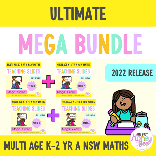 Multi Age K-2 Year A Ultimate Maths Teaching Slides Mega Bundle - Teaching Slides