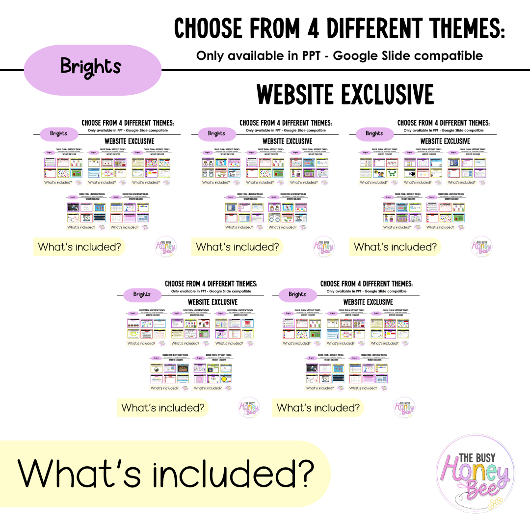 Multi Age K-2 Year A Ultimate Maths Teaching Slides Mega Bundle - Teaching Slides