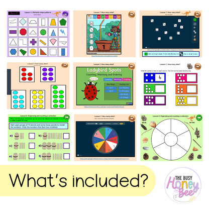 Multi Age K-2 Year A Unit 1 NSW Maths Teaching Slides - Teaching Slides