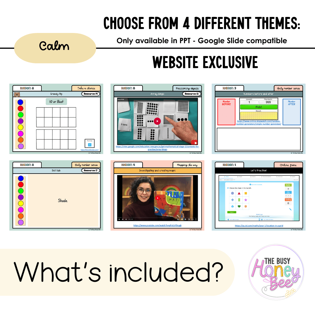 Multi Age K-2 Year A Unit 10 NSW Maths Teaching Slides 2022 - Teaching Slides