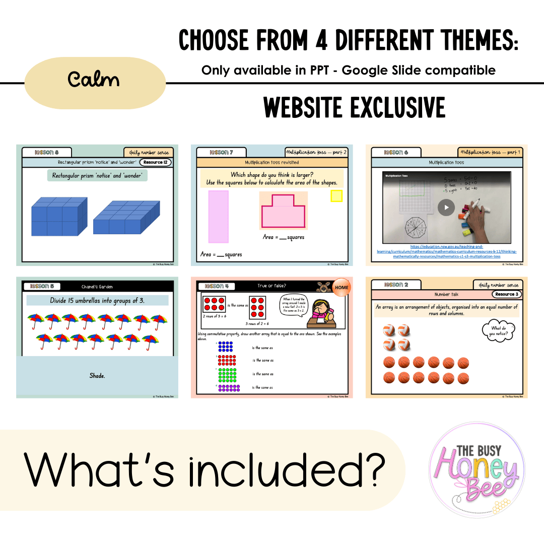 Multi Age K-2 Year A Unit 13 NSW Maths Teaching Slides 2022 - Teaching Slides