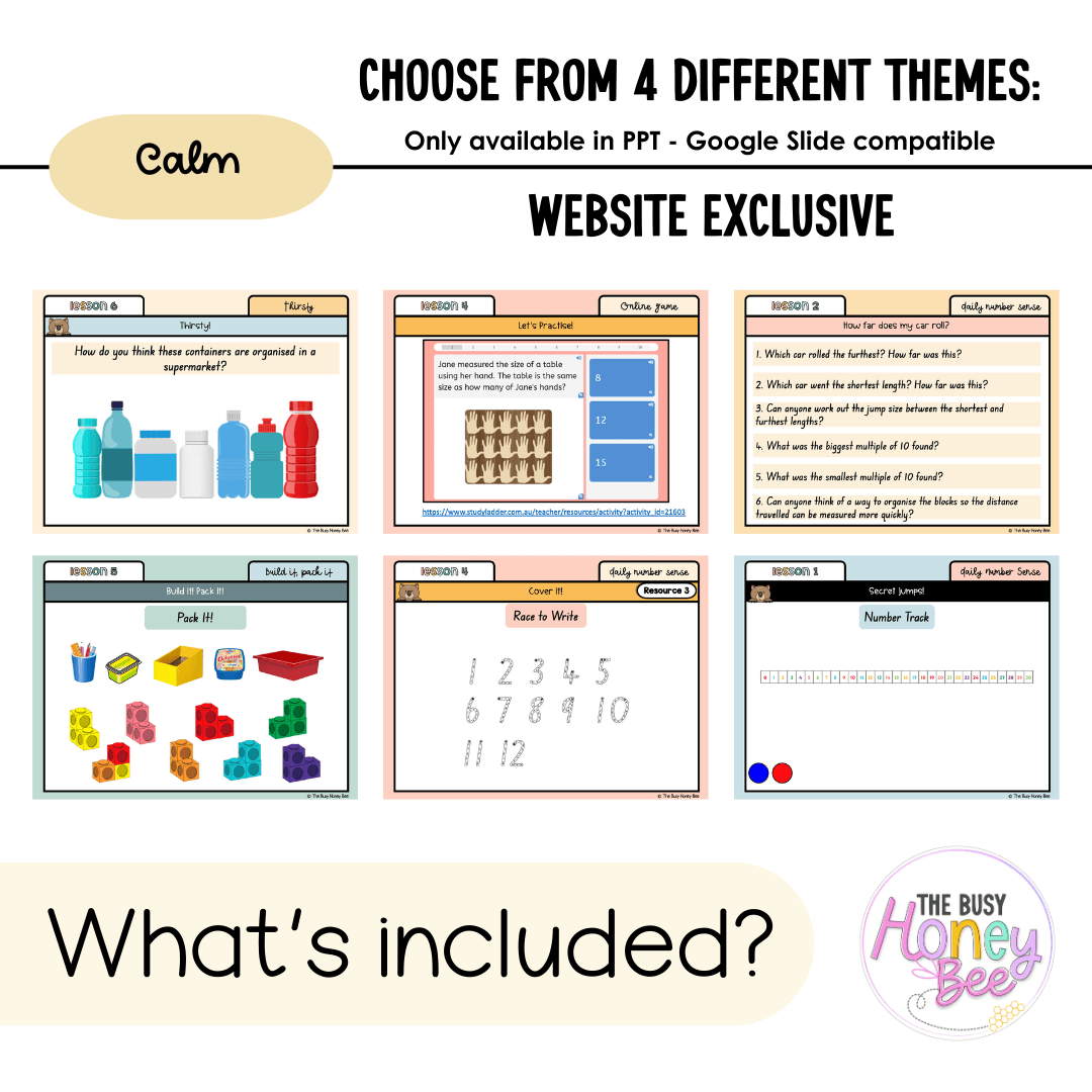 Multi Age K-2 Year A Unit 14 NSW Maths Teaching Slides 2022 - Teaching Slides