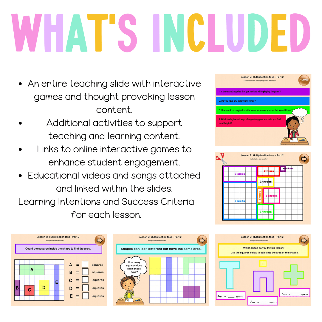 Multi Age K-2 Year A Unit 14 NSW Maths Teaching Slides - Teaching Slides