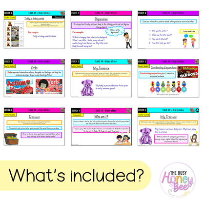 Multi-Age K-2 Year A Unit 14 NSW Narrative English Teaching Slides - Teaching Slides
