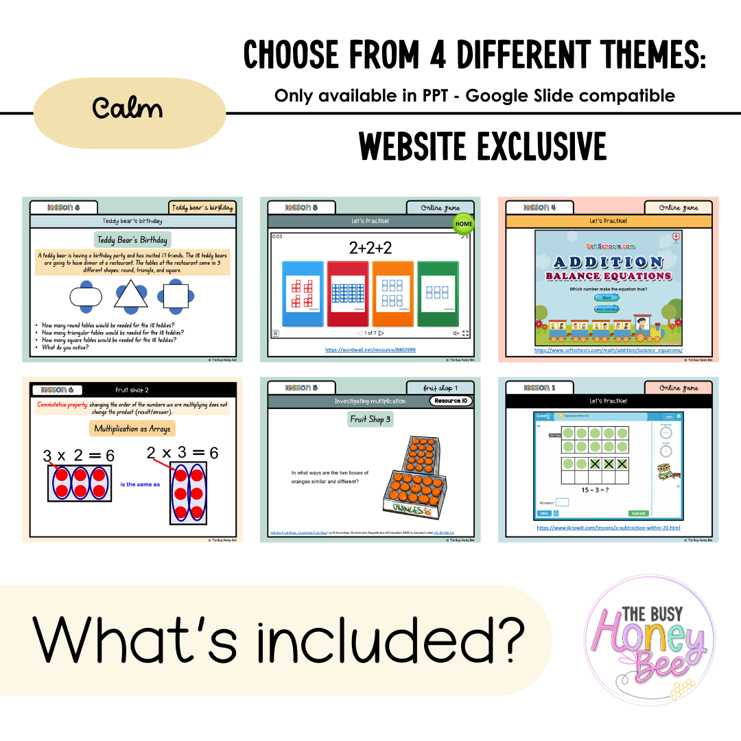 Multi Age K-2 Year A Unit 16 NSW Maths Teaching Slides 2022 - Teaching Slides