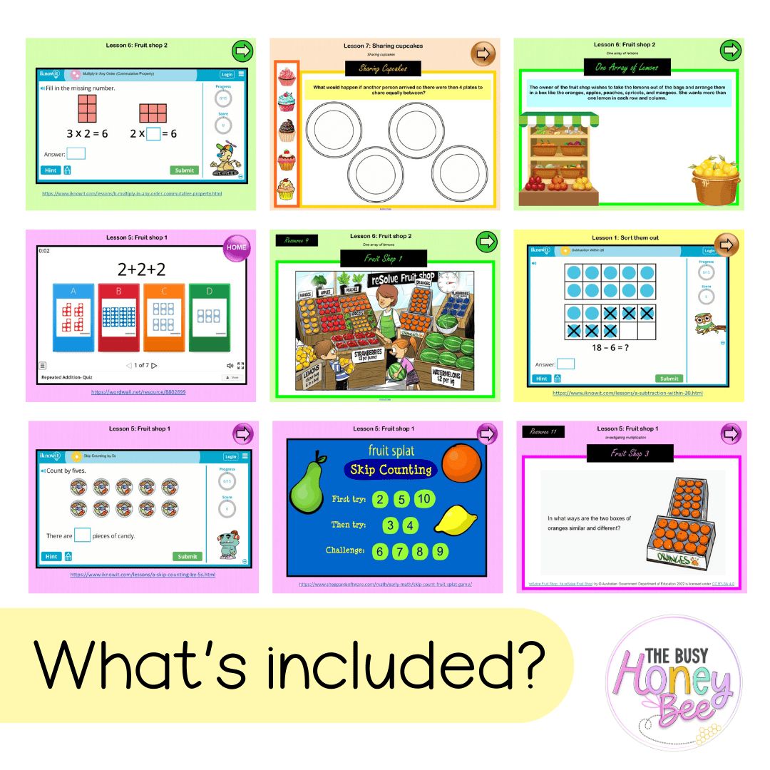 Multi Age K-2 Year A Unit 16 NSW Maths Teaching Slides 2022 - Teaching Slides