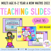 Multi Age K-2 Year A Unit 16 NSW Maths Teaching Slides 2022 - Teaching Slides