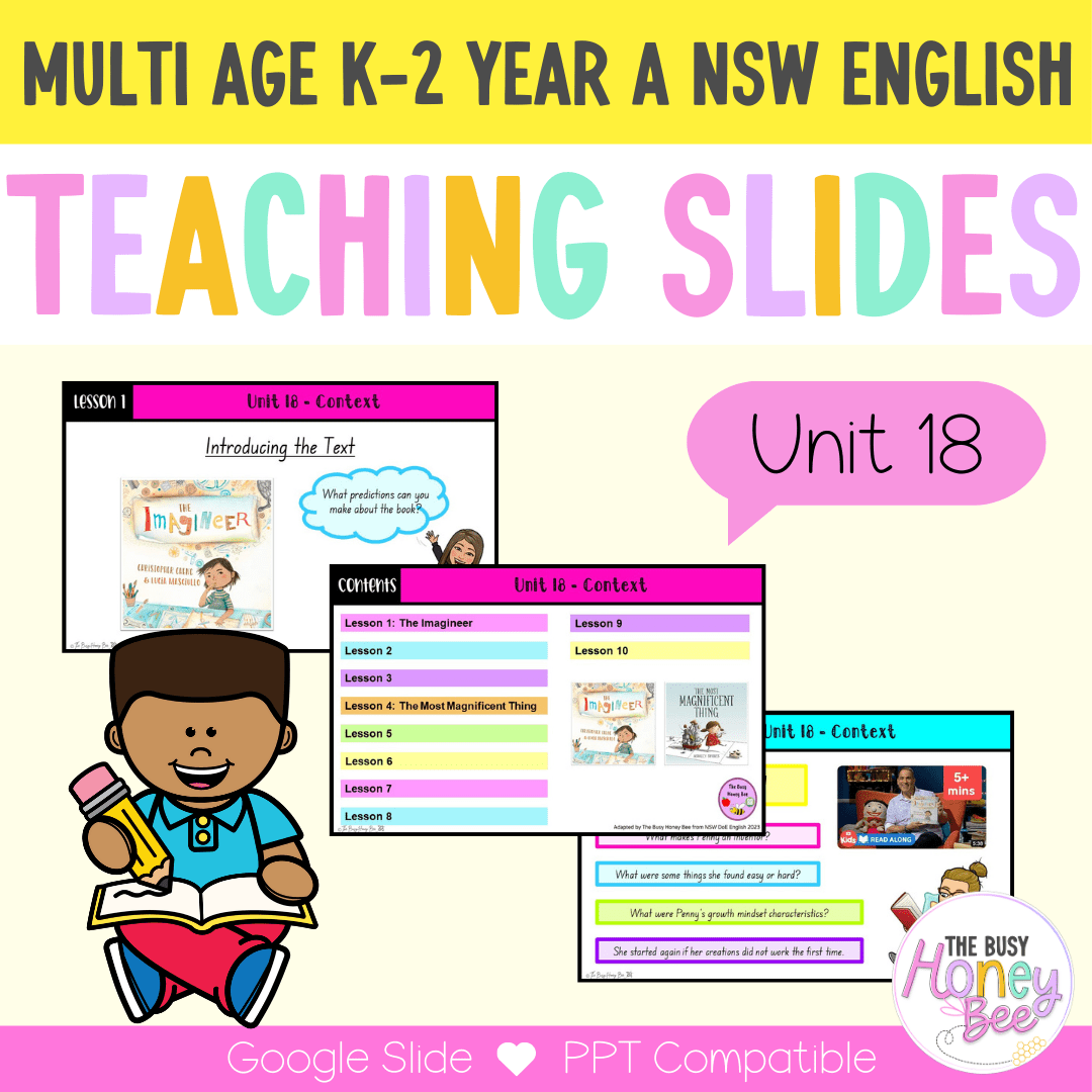 Multi Age K-2 Year A Unit 18 NSW Context English Teaching Slides - Teaching Slides