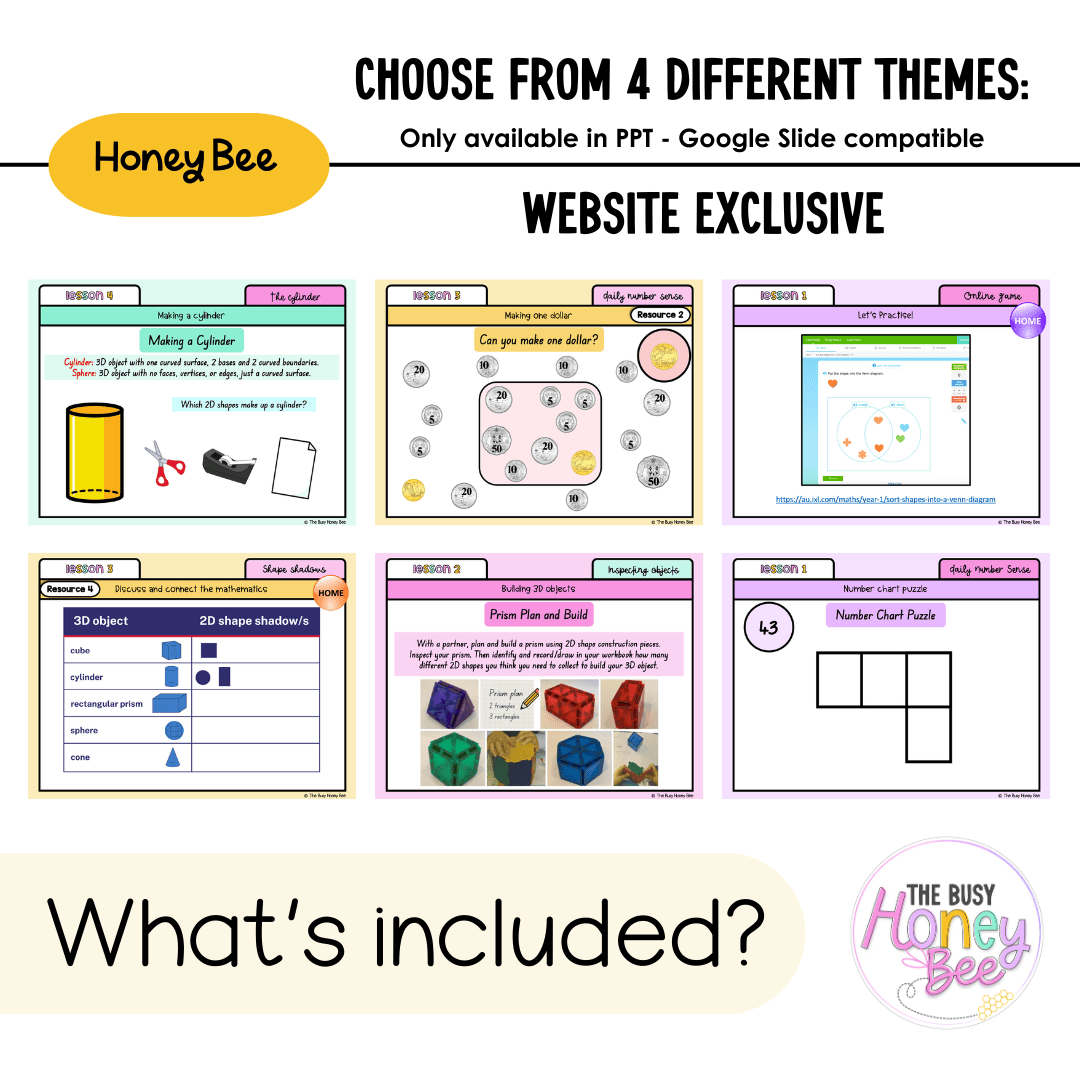 Multi Age K-2 Year A Unit 19 NSW Maths Teaching Slides 2022 - Teaching Slides