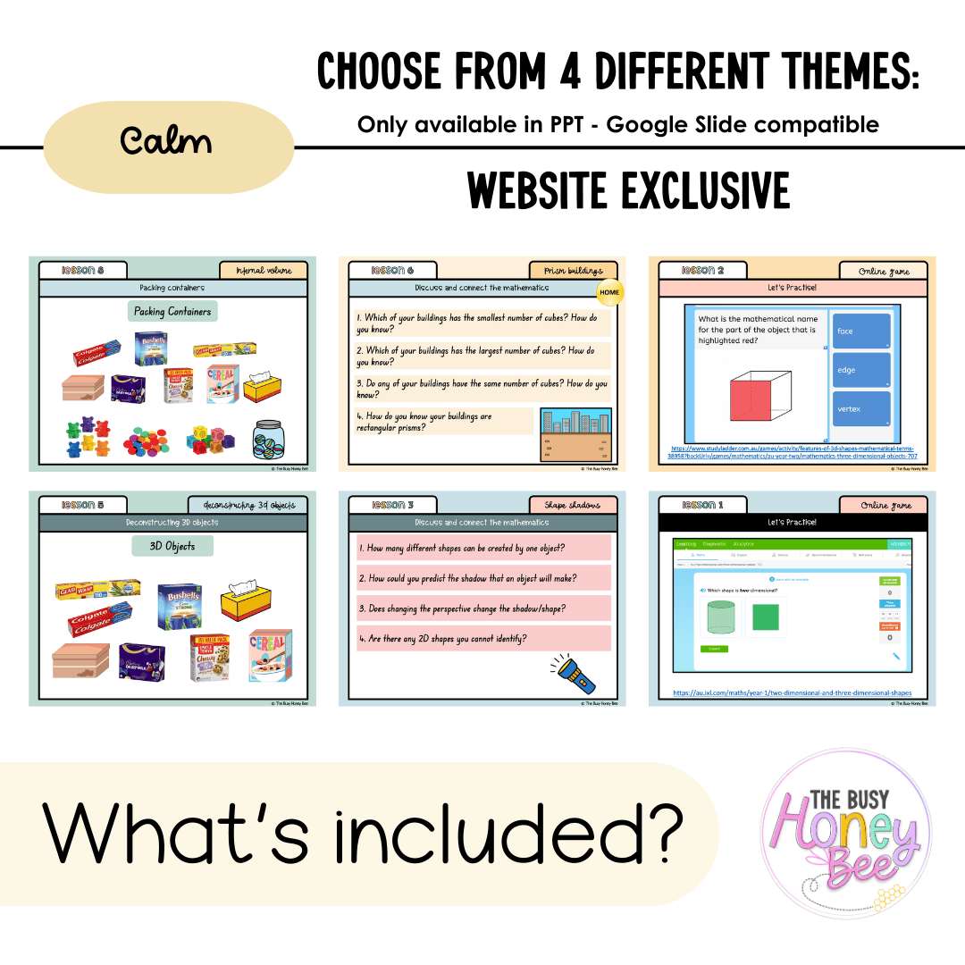 Multi Age K-2 Year A Unit 19 NSW Maths Teaching Slides 2022 - Teaching Slides