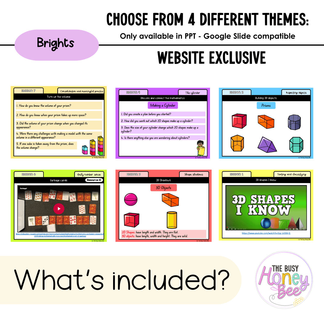 Multi Age K-2 Year A Unit 19 NSW Maths Teaching Slides 2022 - Teaching Slides