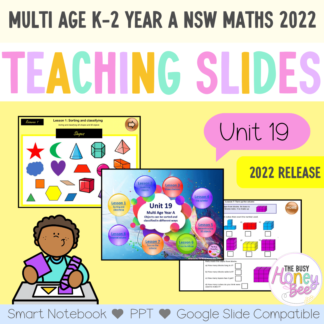 Multi Age K-2 Year A Unit 19 NSW Maths Teaching Slides 2022 - Teaching Slides