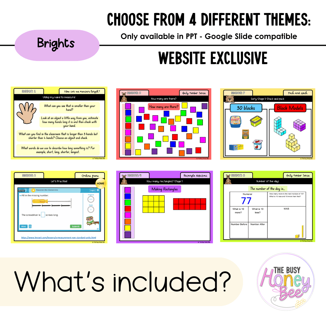 Multi Age K-2 Year A Unit 3 NSW Maths Teaching Slides 2022 - Teaching Slides