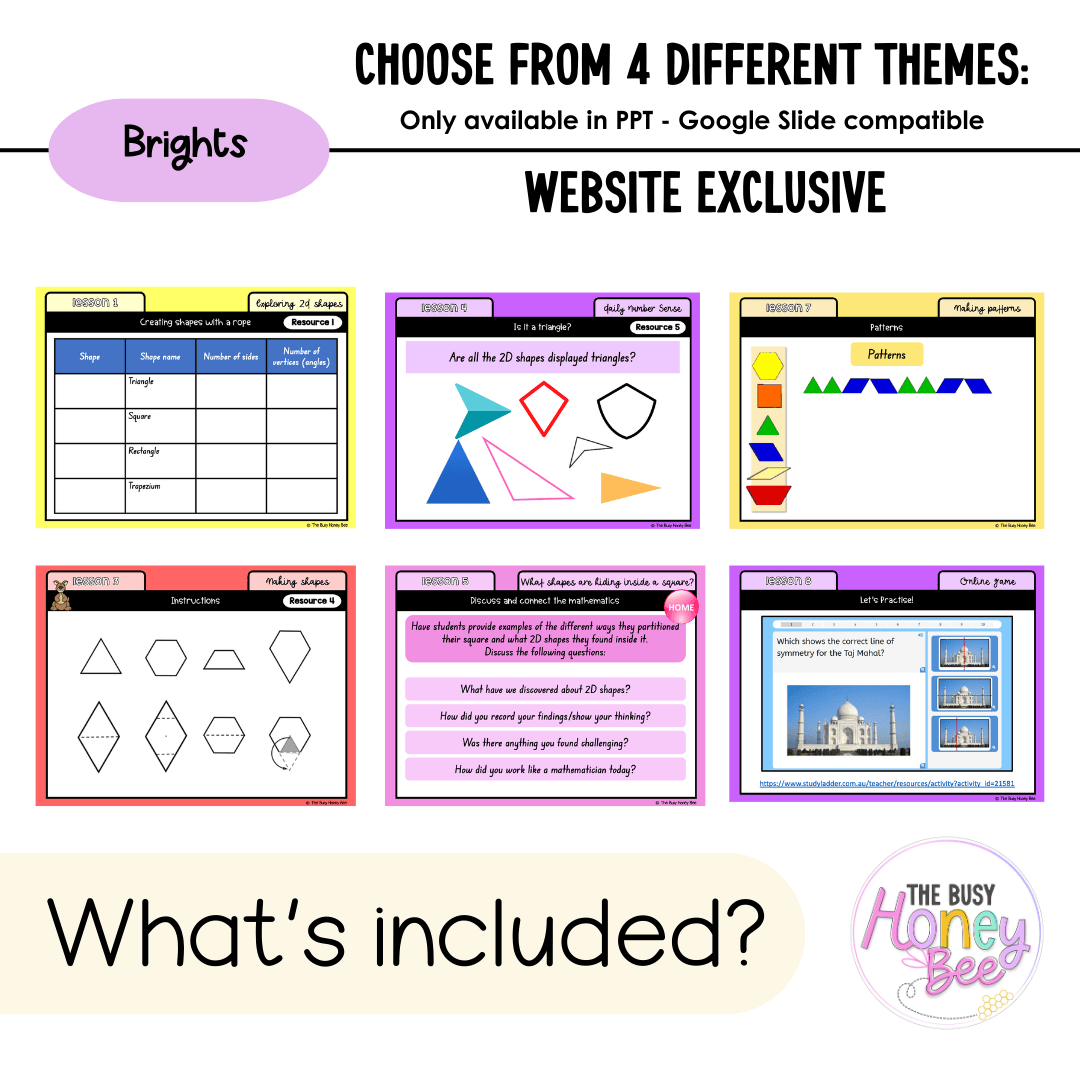 Multi Age K-2 Year A Unit 5 NSW Maths Teaching Slides 2022 - Teaching Slides