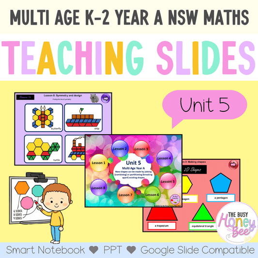 Multi Age K-2 Year A Unit 5 NSW Maths Teaching Slides - Teaching Slides