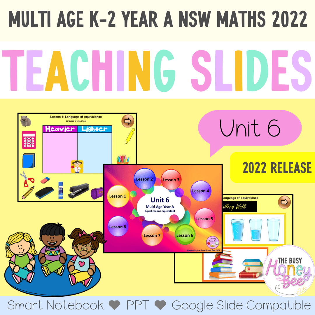 Multi Age K-2 Year A Unit 6 NSW Maths Teaching Slides 2022 - Teaching Slides