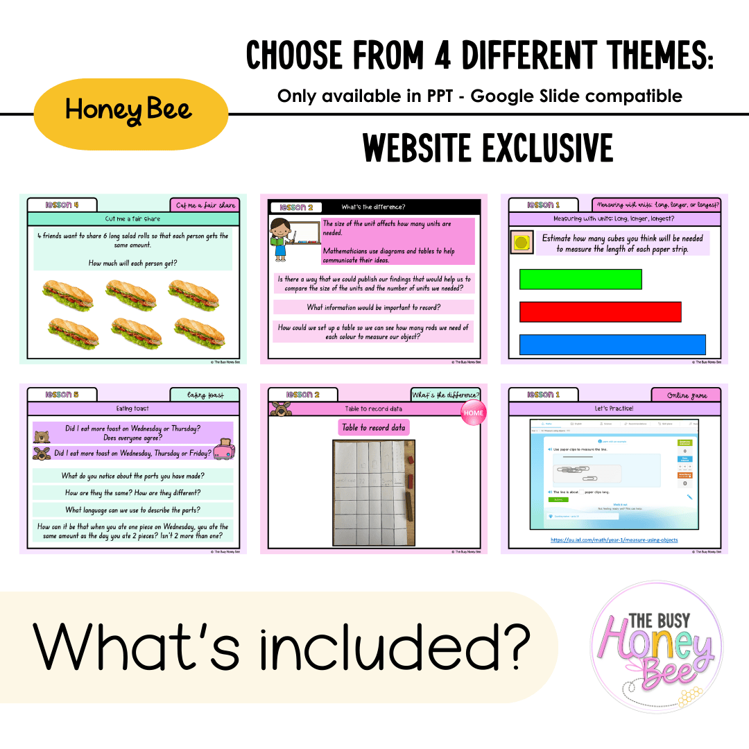 Multi Age K-2 Year A Unit 8 NSW Maths Teaching Slides 2022 - Teaching Slides