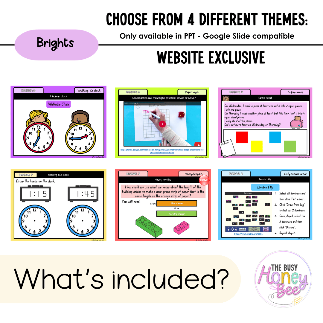 Multi Age K-2 Year A Unit 8 NSW Maths Teaching Slides 2022 - Teaching Slides