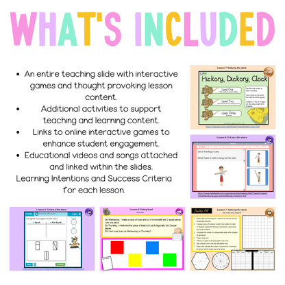 Multi Age K-2 Year A Unit 8 NSW Maths Teaching Slides - Teaching Slides
