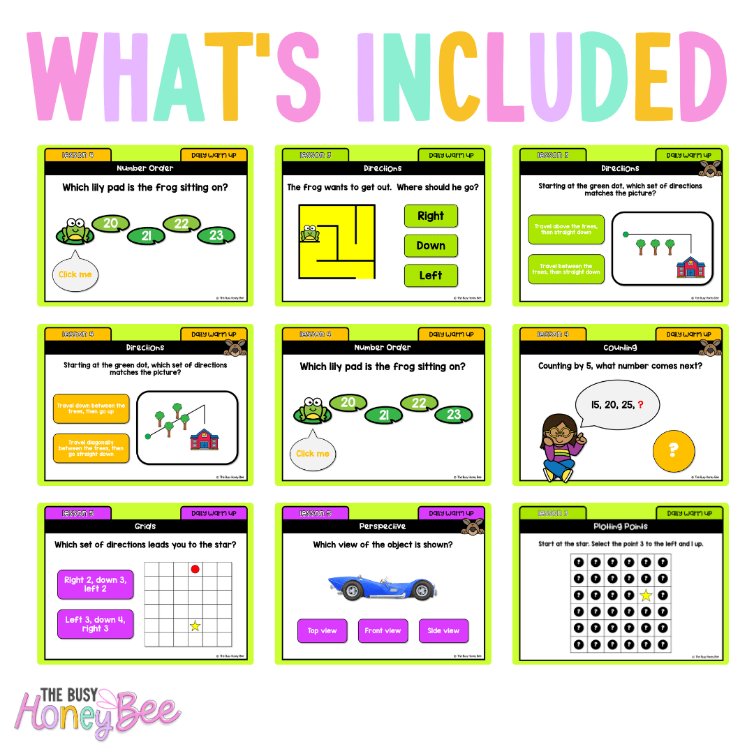 Multi Age K-2 Year B Australian | NSW Maths Daily Review | Warm-Up Unit 10 - Warm Up | Revision