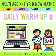 Multi Age K-2 Year B Australian | NSW Maths Daily Review | Warm-Up Unit 11 - Warm Up | Revision