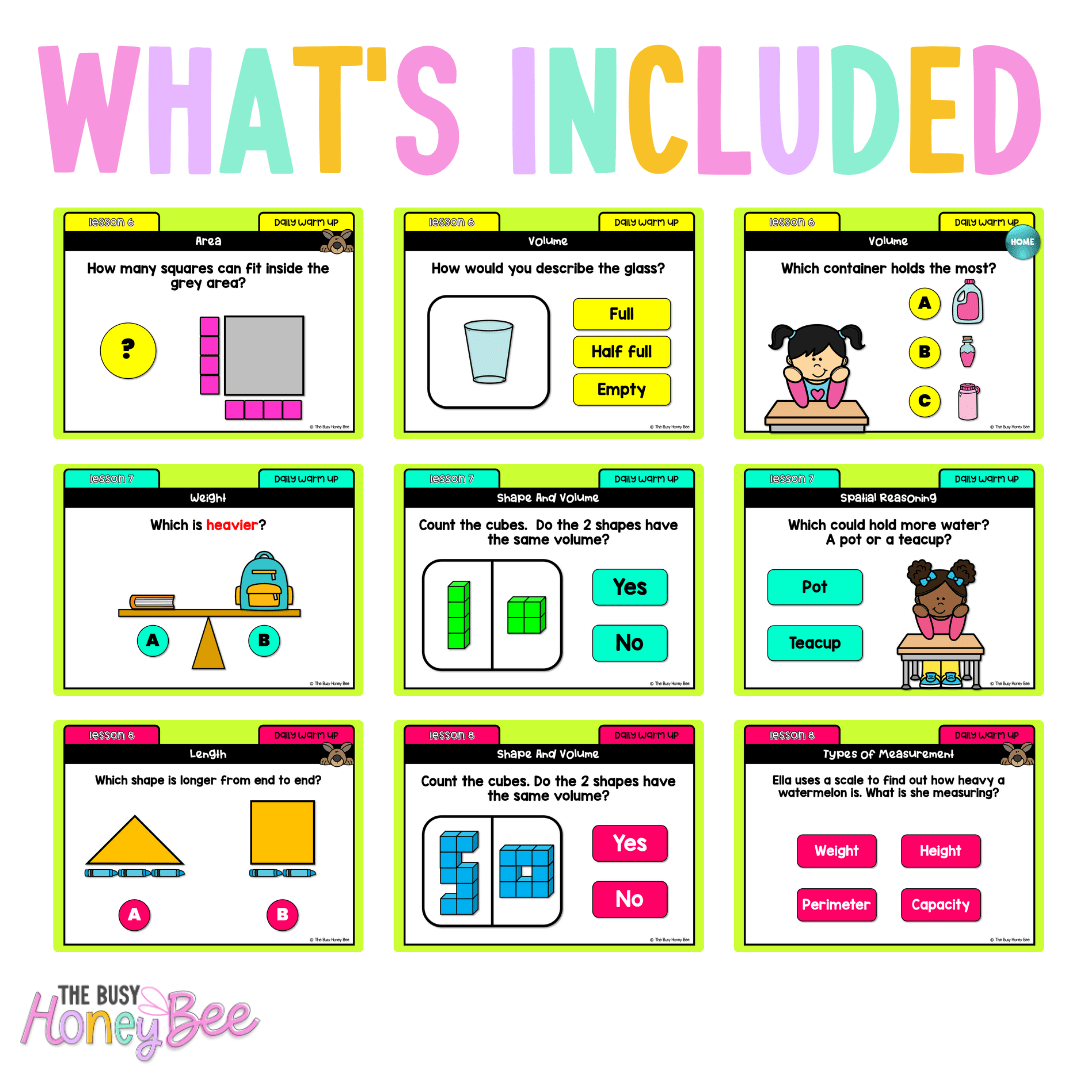 Multi Age K-2 Year B Australian | NSW Maths Daily Review | Warm-Up Unit 14 - Warm Up | Revision