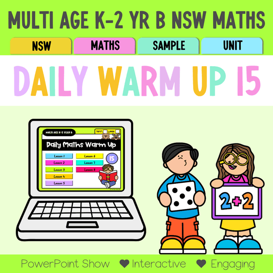 Multi Age K-2 Year B Australian | NSW Maths Daily Review | Warm-Up Unit 15 - Warm Up | Revision