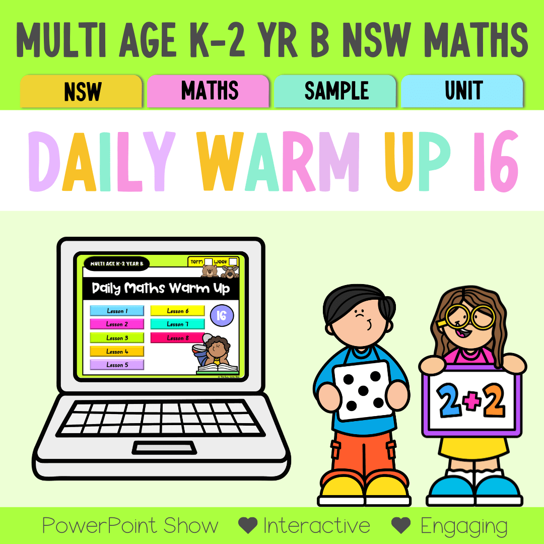 Multi Age K-2 Year B Australian | NSW Maths Daily Review | Warm-Up Unit 16 - Warm Up | Revision