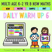 Multi Age K-2 Year B Australian | NSW Maths Daily Review | Warm-Up Unit 6 - Warm Up | Revision