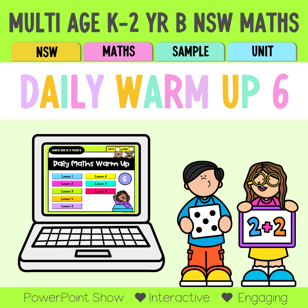 Multi Age K-2 Year B Australian | NSW Maths Daily Review | Warm-Up Unit 6 - Warm Up | Revision