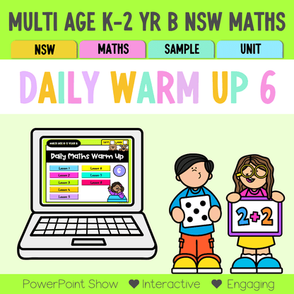 Multi Age K-2 Year B Australian | NSW Maths Daily Review | Warm-Up Unit 6 - Warm Up | Revision