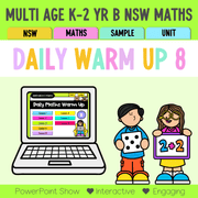 Multi Age K-2 Year B Australian | NSW Maths Daily Review | Warm-Up Unit 8 - Warm Up | Revision