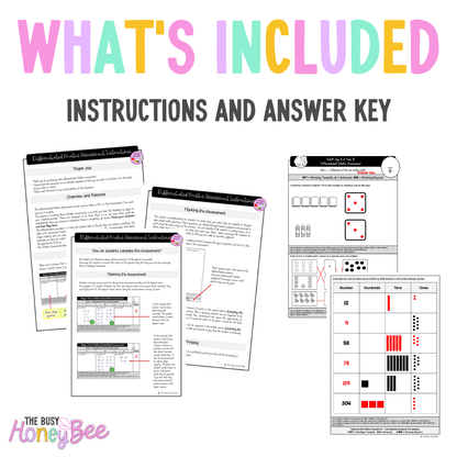 Multi Age K-2 Year B Differentiated NSW Maths Assessment Term 1 Mega Bundle - Assessment