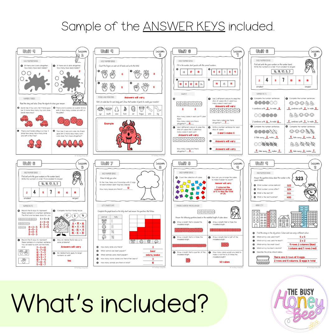 Multi Age K-2 Year B NSW Maths Workbook Term 2 - Workbook | Worksheets