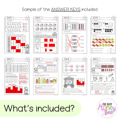 Multi Age K-2 Year B NSW Maths Workbook Term 4 - Workbook | Worksheets