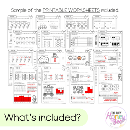 Multi Age K-2 Year B NSW Maths Worksheets Unit 18 - Workbook | Worksheets