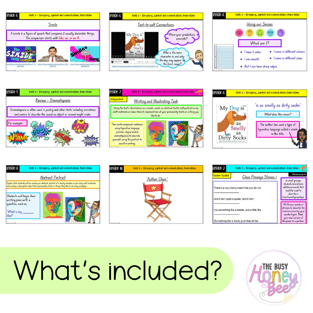 Multi Age K-2 Year B Term 1 English Teaching Slides Mega Bundle - Teaching Slides
