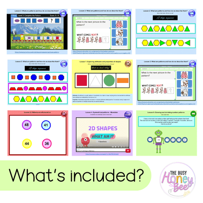 Multi Age K-2 Year B Term 1 Maths Teaching Slides Mega Bundle - Teaching Slides