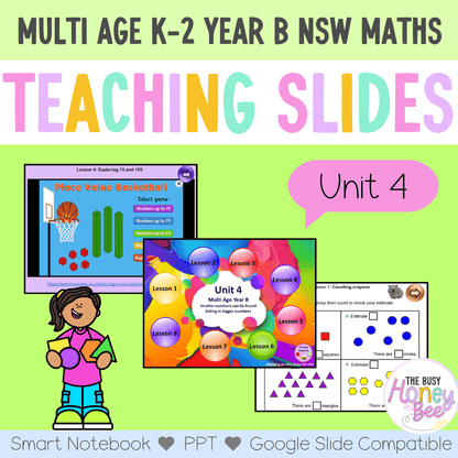 Multi Age K-2 Year B Term 1 Maths Teaching Slides Mega Bundle - Teaching Slides