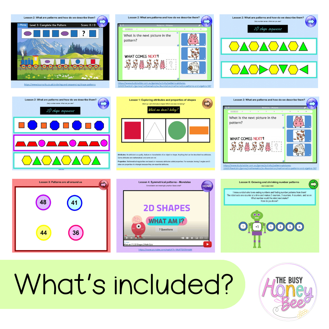 Multi Age K-2 Year B Term 1 Maths Teaching Slides Mega Bundle - Teaching Slides