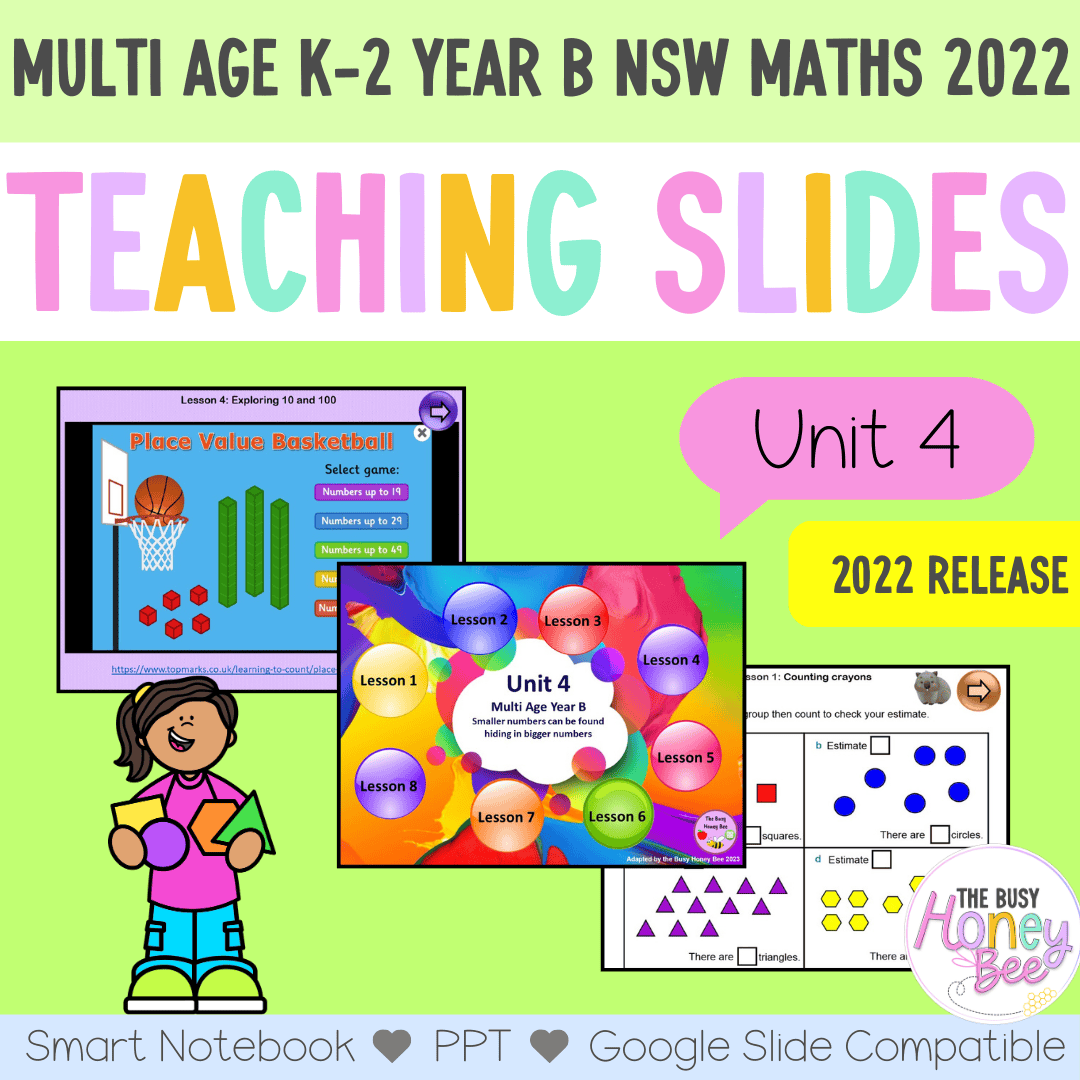 Multi Age K-2 Year B Term 1 Maths Teaching Slides Mega Bundle - Teaching Slides
