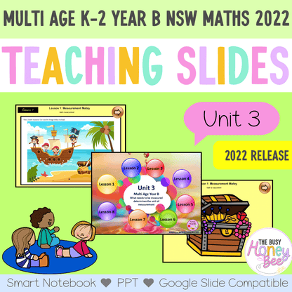 Multi Age K-2 Year B Term 1 Maths Teaching Slides Mega Bundle - Teaching Slides