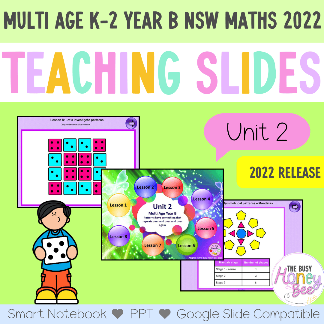 Multi Age K-2 Year B Term 1 Maths Teaching Slides Mega Bundle - Teaching Slides