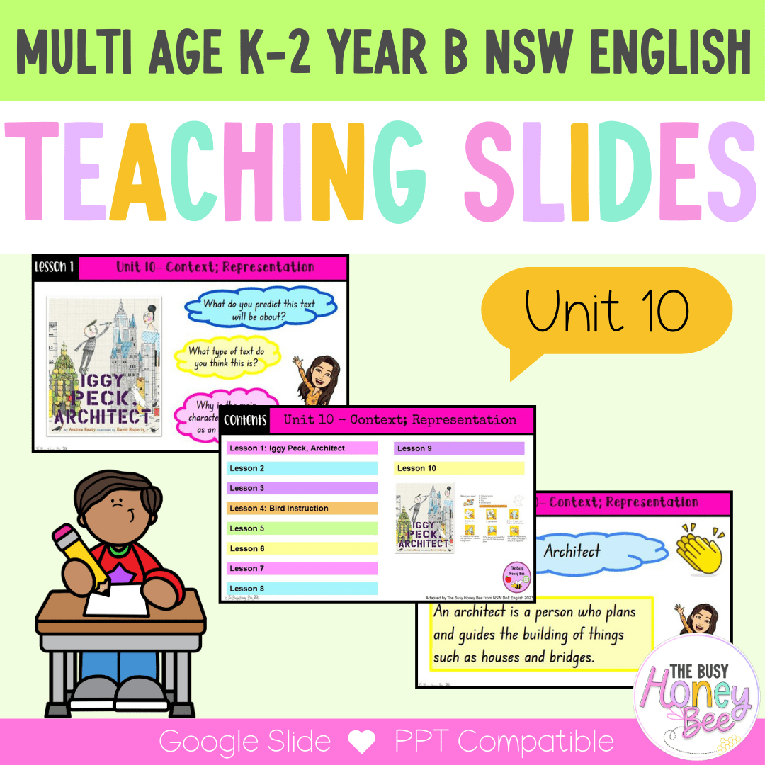 Multi Age K-2 Year B Term 2 English Teaching Slides Mega Bundle - Teaching Slides