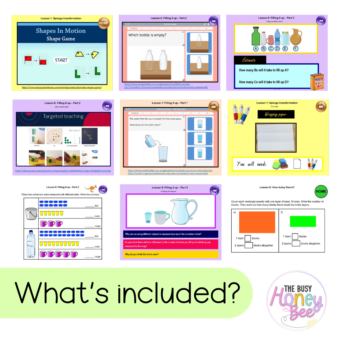 Multi Age K-2 Year B Term 2 Maths Teaching Slides Mega Bundle - Teaching Slides