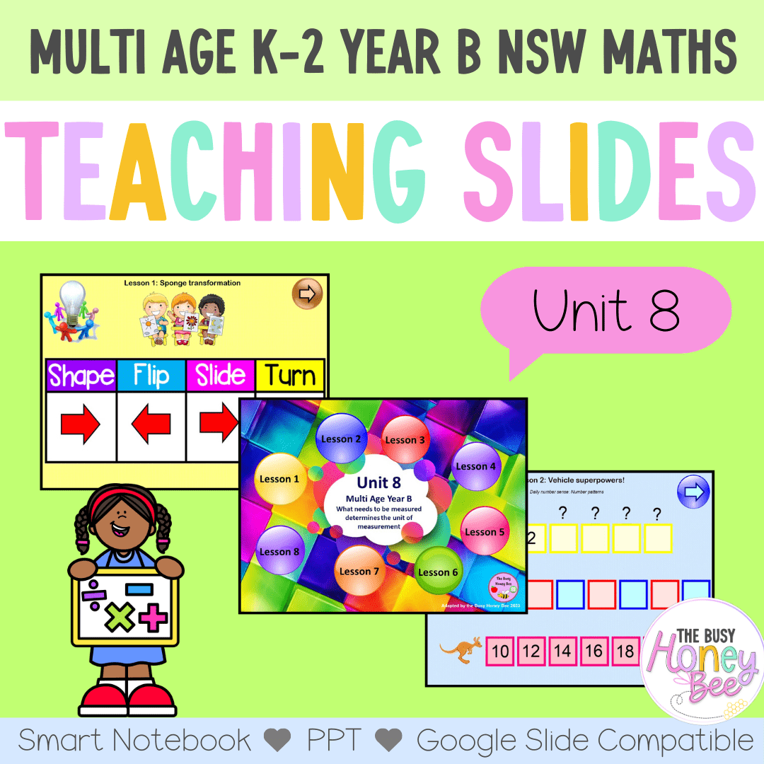 Multi Age K-2 Year B Term 2 Maths Teaching Slides Mega Bundle - Teaching Slides