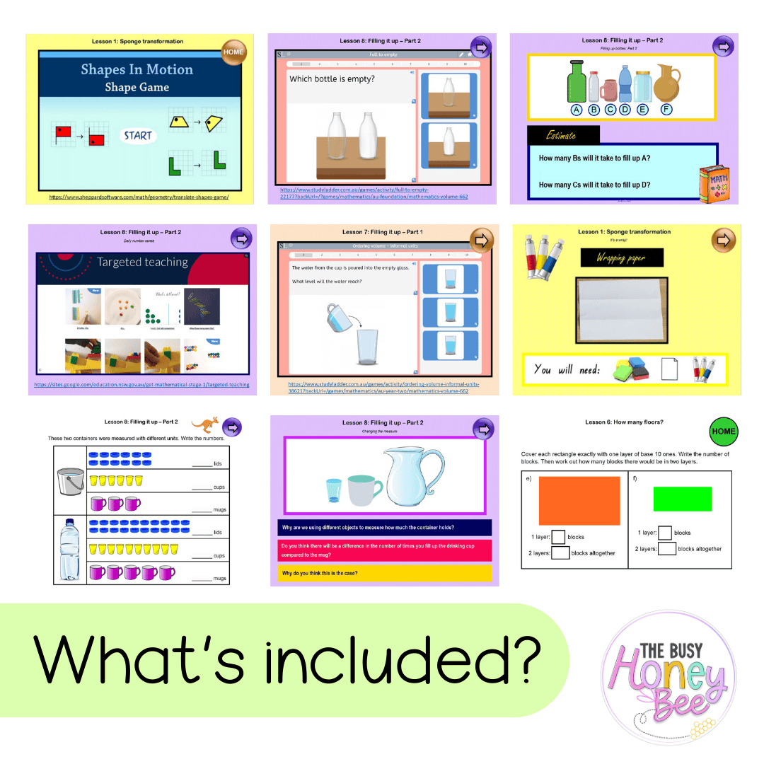 Multi Age K-2 Year B Term 2 Maths Teaching Slides Mega Bundle - Teaching Slides