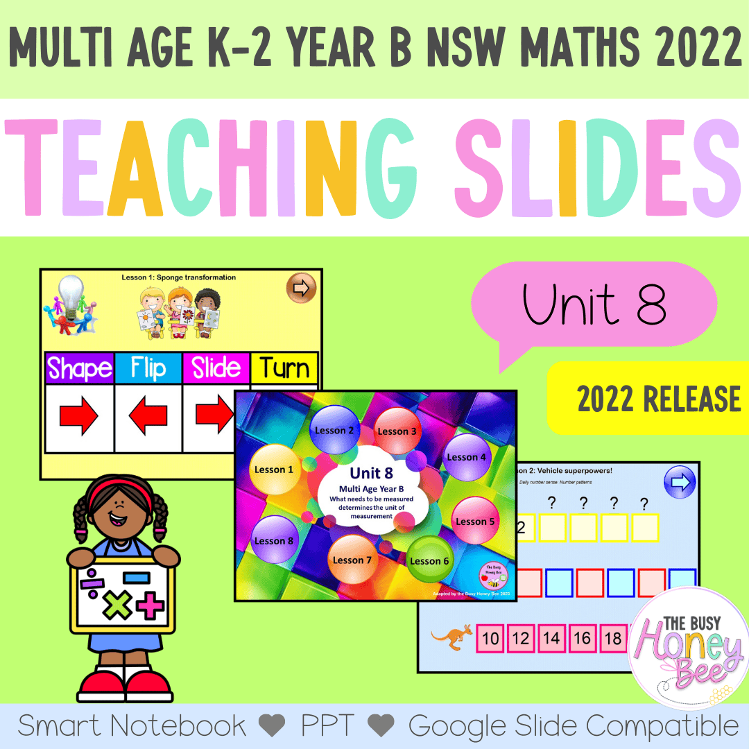 Multi Age K-2 Year B Term 2 Maths Teaching Slides Mega Bundle - Teaching Slides